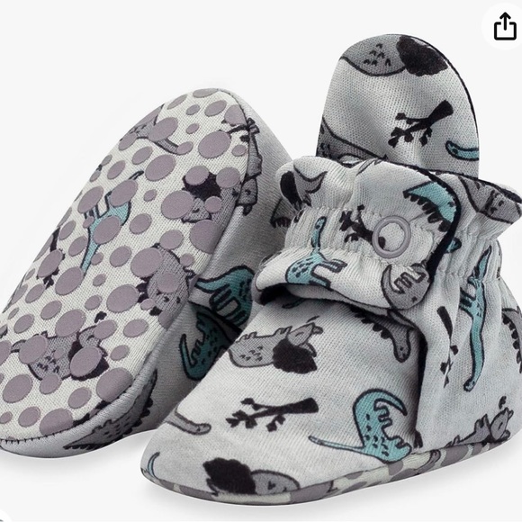 Zutano Dino booties, size 3 months - Picture 1 of 4